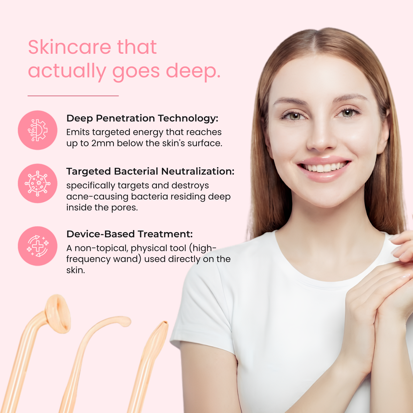 Lumoré 2.0 High Frequency Facial Wand
