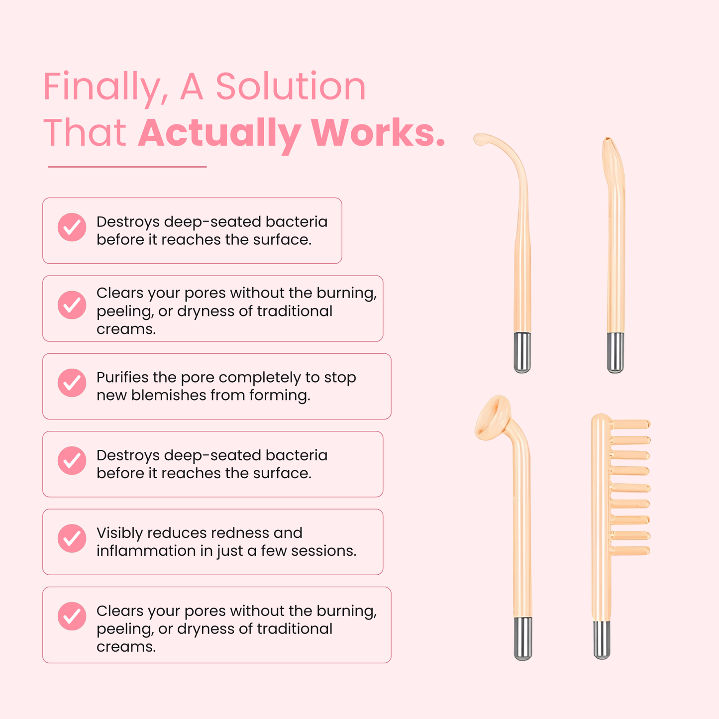 Lumoré 2.0 High Frequency Facial Wand