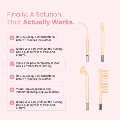 Lumoré 2.0 High Frequency Facial Wand