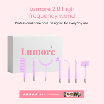 Lumoré 2.0 High Frequency Facial Wand