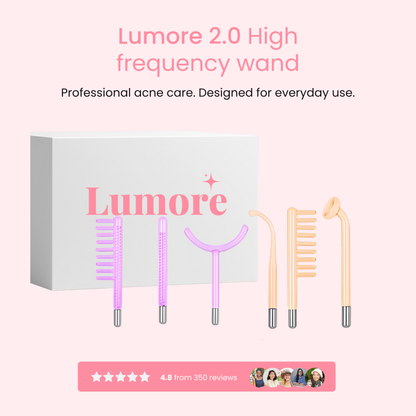 Lumoré 2.0 High Frequency Facial Wand